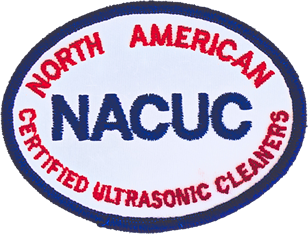 three photos of training courses and the NACUC badge